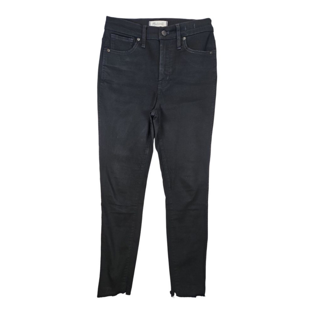 Madewell Jean Black 10" High-Rise Skinny Stretch Denim Size 28 - Picture 4 of 13